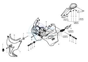 X9 EVOLUTION 200 drawing Front Shield