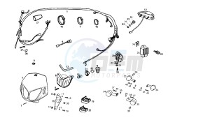 SENDA R DRD RACING LTD - 50 CC VTHSR1A2B5 . drawing WIRING HARNESS