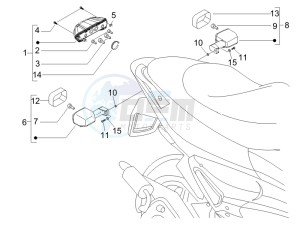 Runner 50 Pure Jet SC drawing Tail light - Turn signal lamps