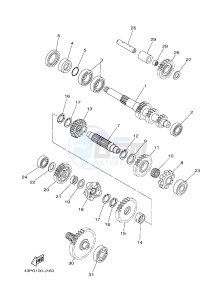 YFM700FWAD YFM7FGPHD GRIZZLY 700 EPS HUNTER (1HPS) drawing TRANSMISSION