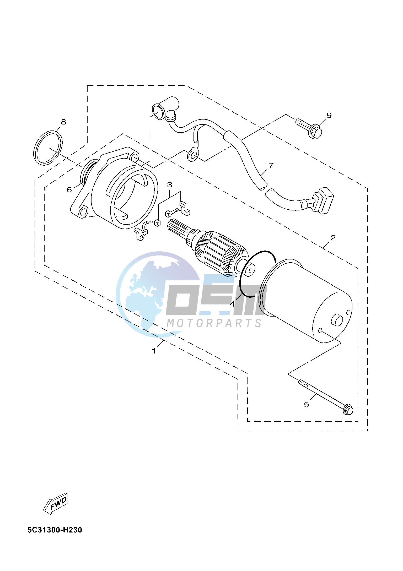 STARTING MOTOR