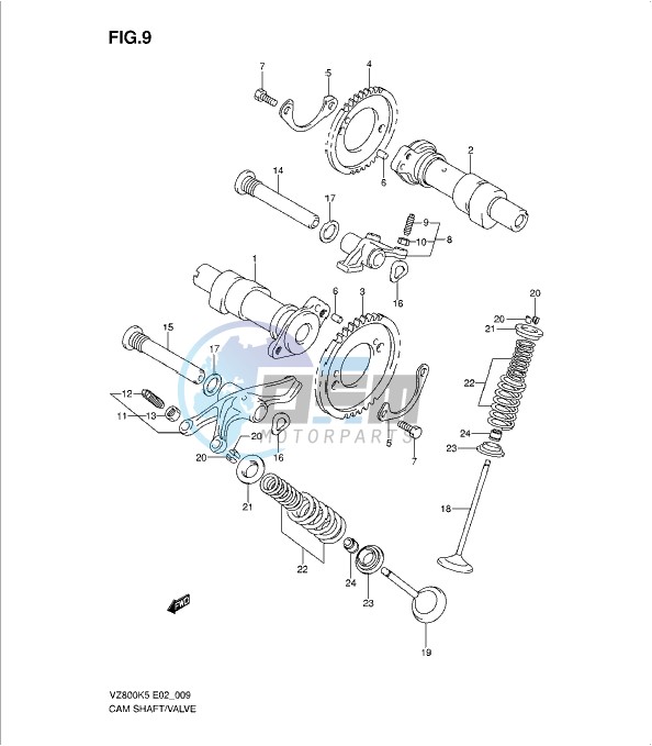 CAMSHAFT - VALVE