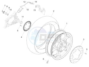 MP3 300 LT Sport ABS drawing Rear Wheel