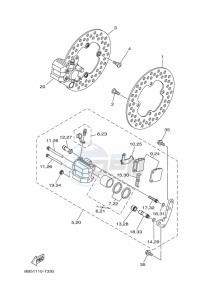 YFM450FWBD YFM45KPHK (BB5L) drawing FRONT BRAKE CALIPER