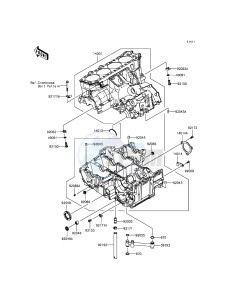 ZZR1400 ABS ZX1400FFF FR GB XX (EU ME A(FRICA) drawing Crankcase