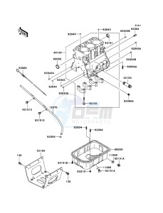 MULE 3010 DIESEL 4x4 KAF950D8F EU drawing Crankcase