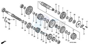 CBR125RW9 France - (F / CMF) drawing TRANSMISSION