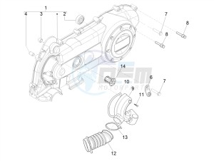 PRIMAVERA 50 4T 3V 25 KMH NOABS E4 25 kmh (EMEA) drawing Crankcase cover - Crankcase cooling