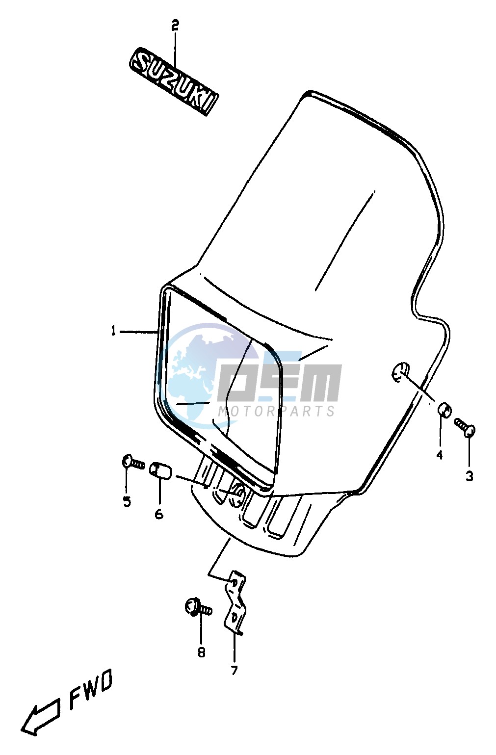 HEADLAMP COVER (E24)