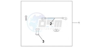 CBR1000RA9 Europe Direct - (ED / ABS) drawing TANK BAG ATT KIT