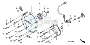 CB1300SA9 F / ABS BCT CMF MME TWO TY2 drawing RIGHT CRANKCASE COVER