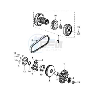 LUDIX 14 REP drawing CLUTCH