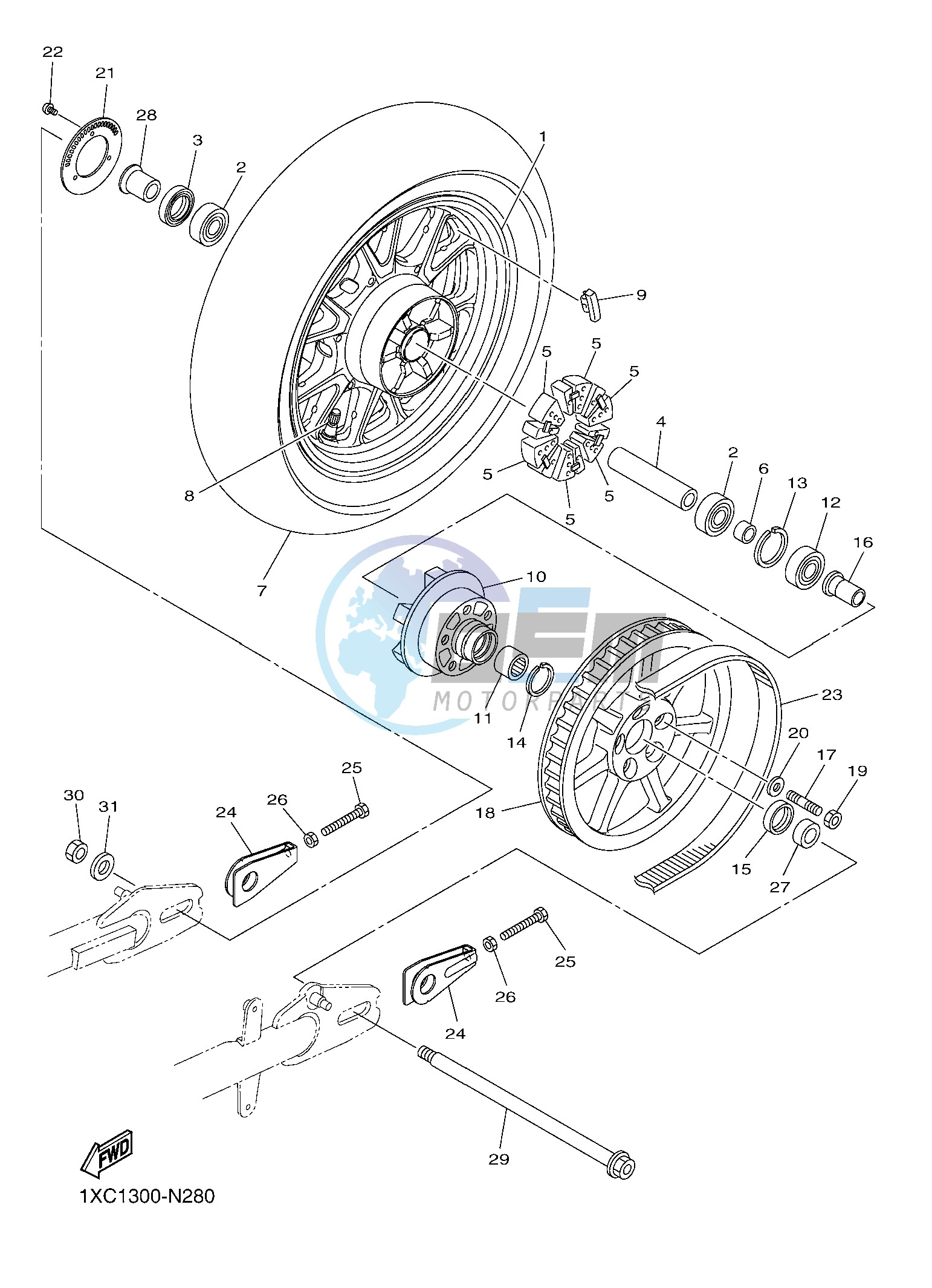 REAR WHEEL