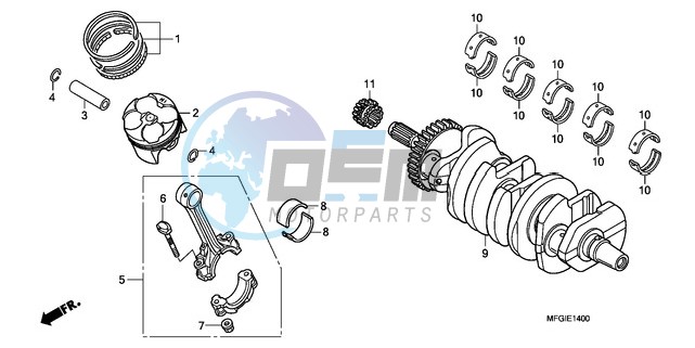 CRANKSHAFT/PISTON