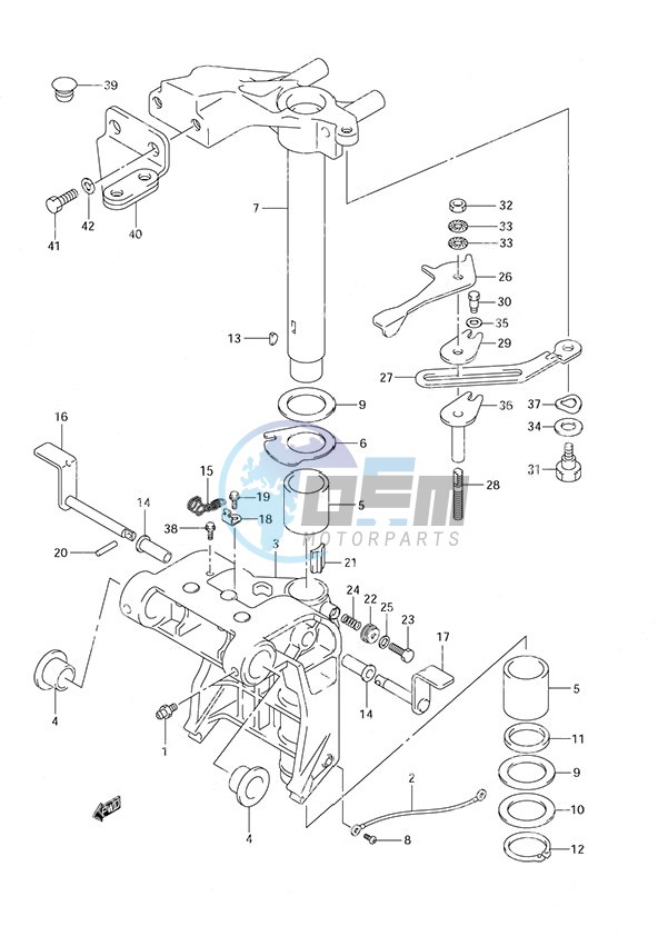 Swivel Bracket S/N 371163 to 37XXXX