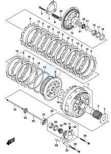 DL1000A drawing CLUTCH