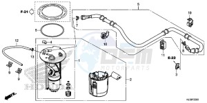 SXS700M2H Europe Direct - (ED) drawing FUEL PUMP