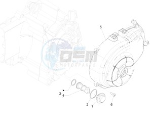 LIBERTY 50 IGET 4T 3V E4-2017-2019 (EMEA) drawing Flywheel magneto cover - Oil filter