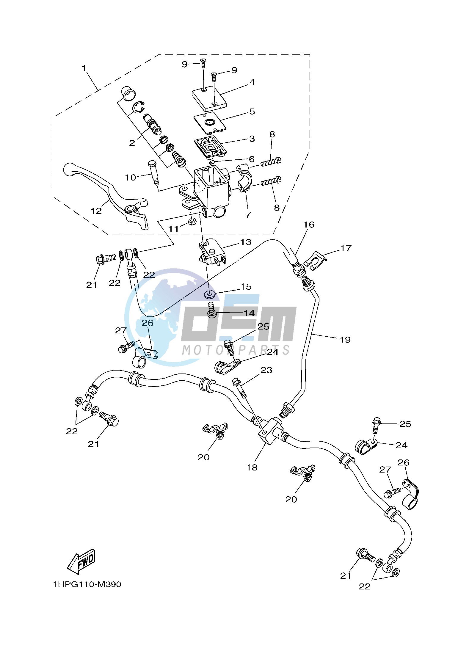 FRONT MASTER CYLINDER