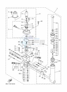 F40FETS drawing POWER-TILT-ASSEMBLY