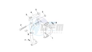 BOULEVARD - 150 CC 4T E3 drawing STAND