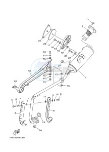 TT-R50 TT-R50E (2CJJ 2CJK 2CJL) drawing EXHAUST