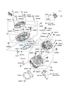 VN1600 MEAN STREAK VN1600B6F GB XX (EU ME A(FRICA) drawing Cylinder Head