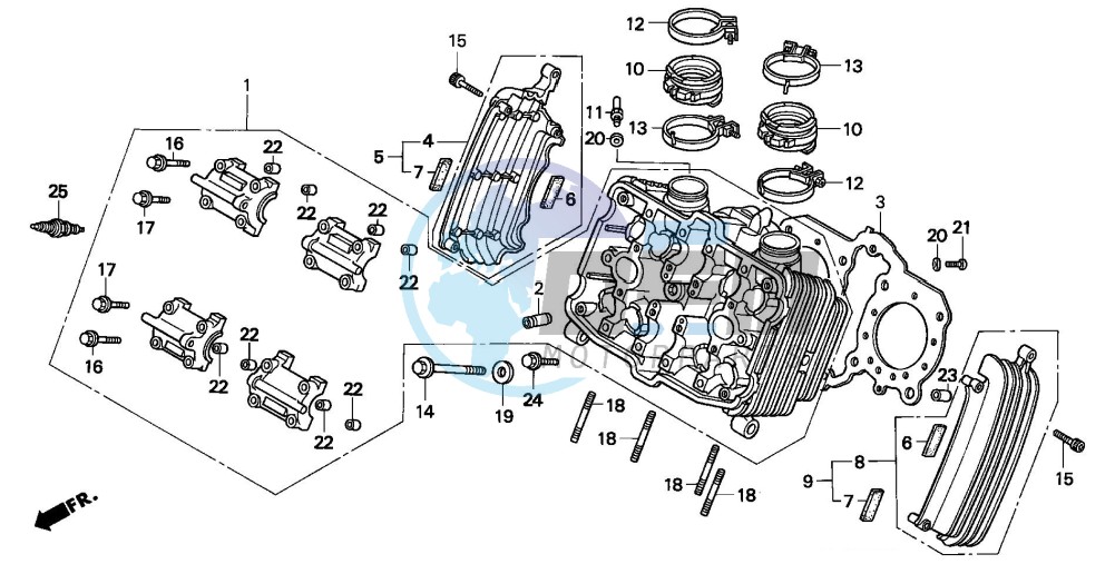 CYLINDER HEAD (FRONT)