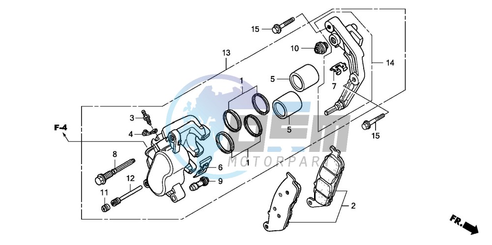 FRONT BRAKE CALIPER