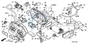 CB1000RA France - (F / CMF) drawing AIR CLEANER