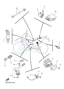 WR250R (BN32 BN31 BN33) drawing ELECTRICAL 1