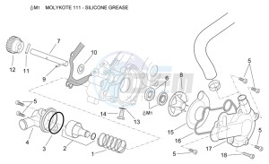 Pegaso 650 Carb drawing Water pump