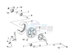 JET SPORT 50 drawing FR  WHEEL ASSY