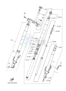 XT1200ZE SUPER TENERE ABS (2KBD 2KBE) drawing FRONT FORK