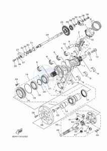 YXZ1000ET YXZ1000R SS (BASF) drawing CRANKSHAFT & PISTON