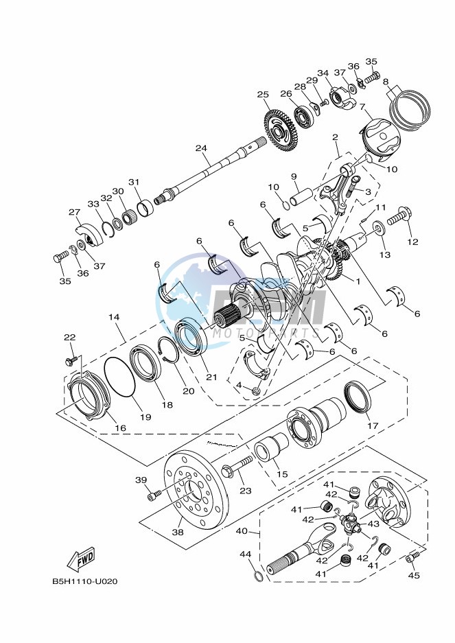 CRANKSHAFT & PISTON