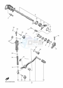 YZF1000 YZF-R1 (B3LG) drawing SHIFT SHAFT