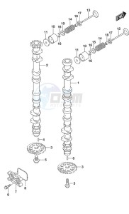 DF 150 drawing Camshaft