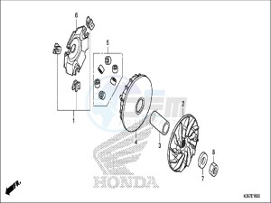 WW125EX2H WW125 E drawing DRIVE FACE