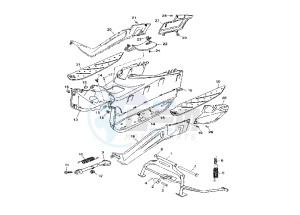 YP R X-MAX 125 drawing STAND- FOOTREST