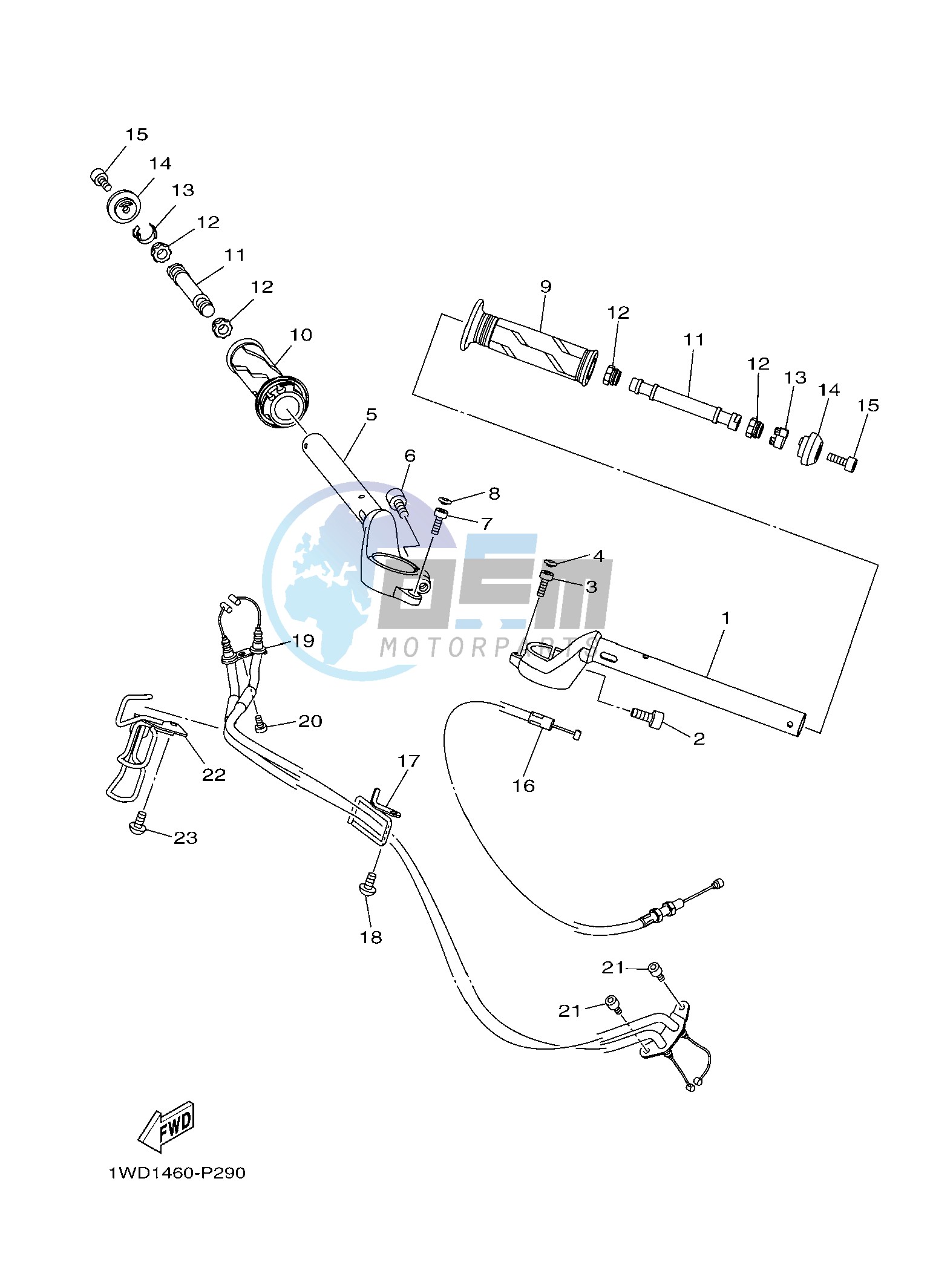 STEERING HANDLE & CABLE