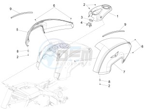 Eldorado 1400 1380 (EMEA, APAC) drawing Front mudguard-Pillar