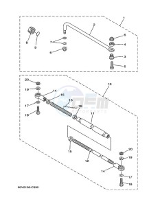 F200BETX drawing STEERING-ATTACHMENT