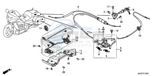 GL1800BD F6B Bagger - GL1800BD UK - (E) drawing OPENER UNIT