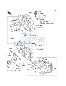 KLF 300 C [BAYOU 300 4X4] (C5-C9) [BAYOU 300 4X4] drawing CRANKCASE