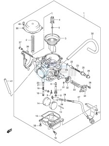 LT-A500F (P24) drawing CARBURETOR