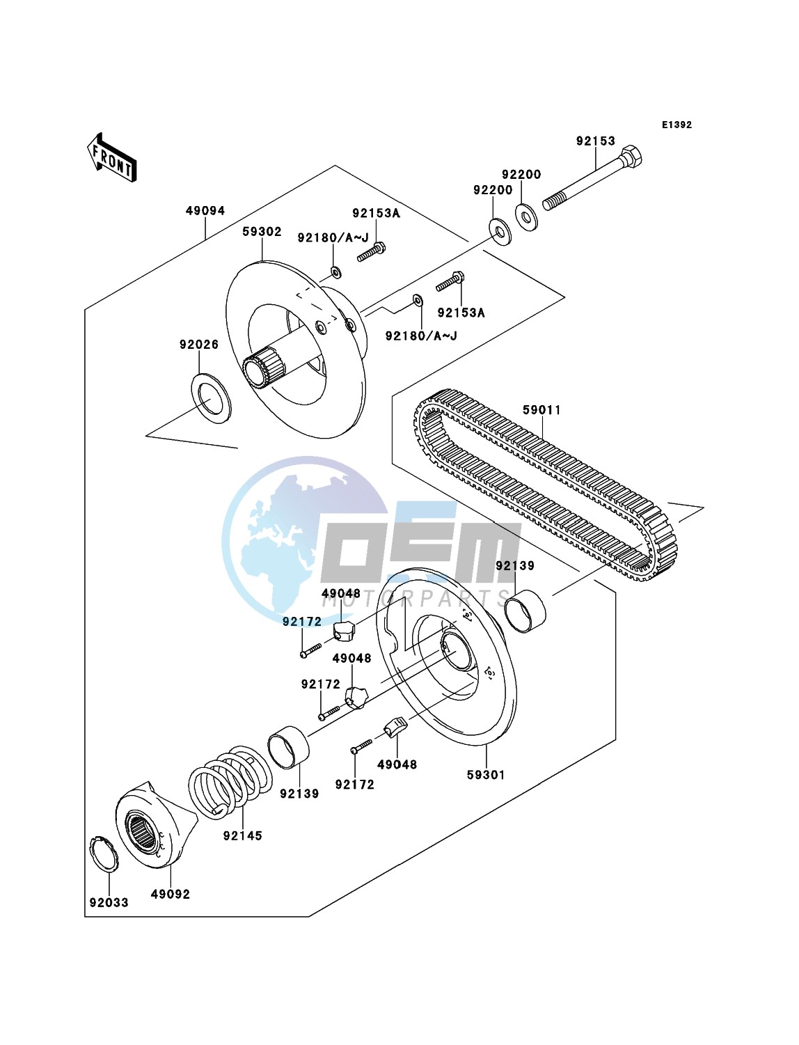 Driven Converter/Drive Belt