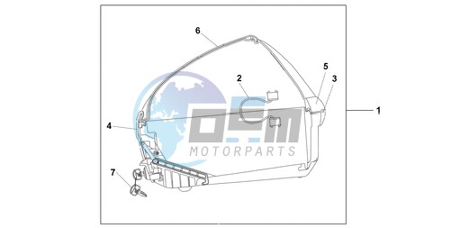 45L TOP BOX COOL WHITE