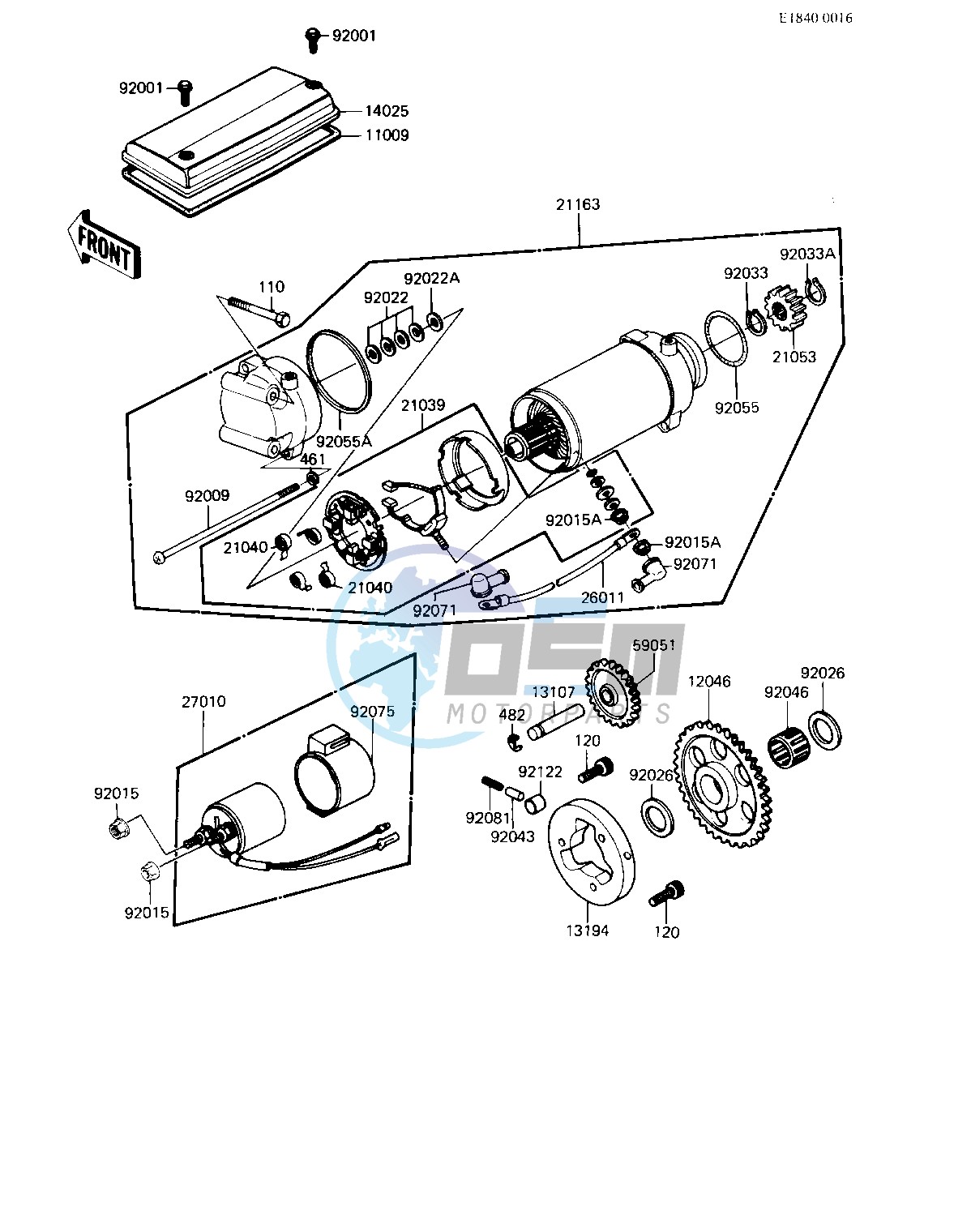 STARTER MOTOR_STARTER CLUTCH -- 83 H3- -