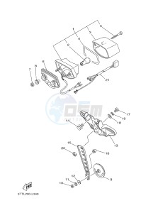 DT125 (3TTR) drawing TAILLIGHT